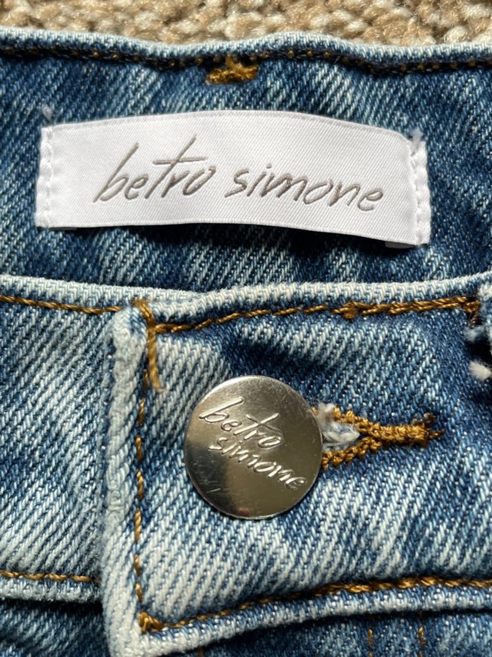 Betro Simone High Rise Straight Leg Jeans - Picture 2 of 9